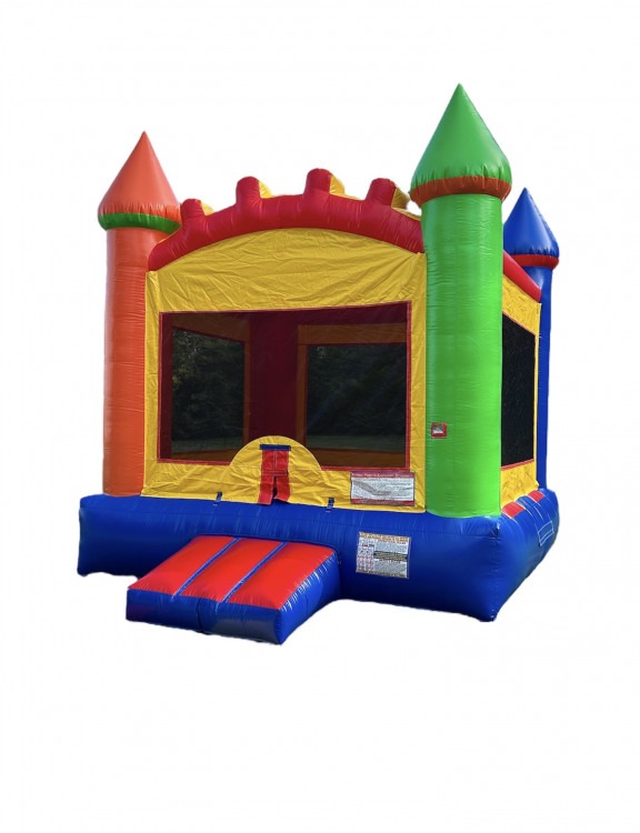 Colorful Castle Bounce House