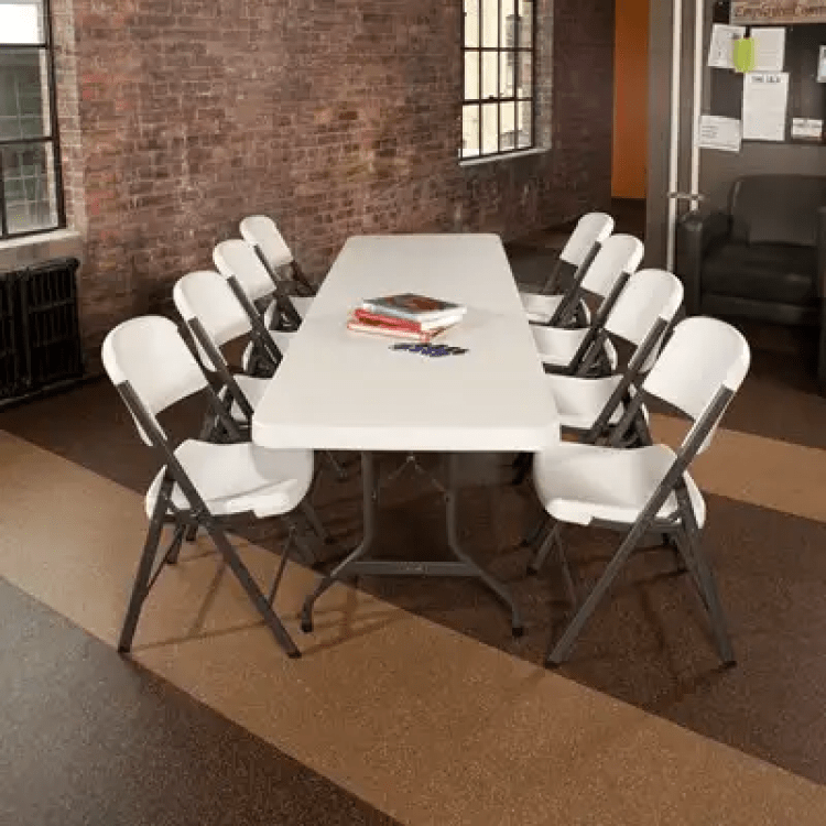 8' Rectangle Table and Chair Package